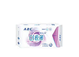 ABC超長(zhǎng)夜用極薄棉柔表層衛(wèi)生巾 (瞬吸雲棉)420mm 3片
